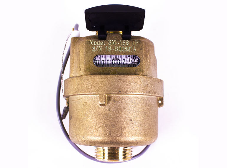 Bronze Water Submeter, 1 Pulse | 5 Gallons